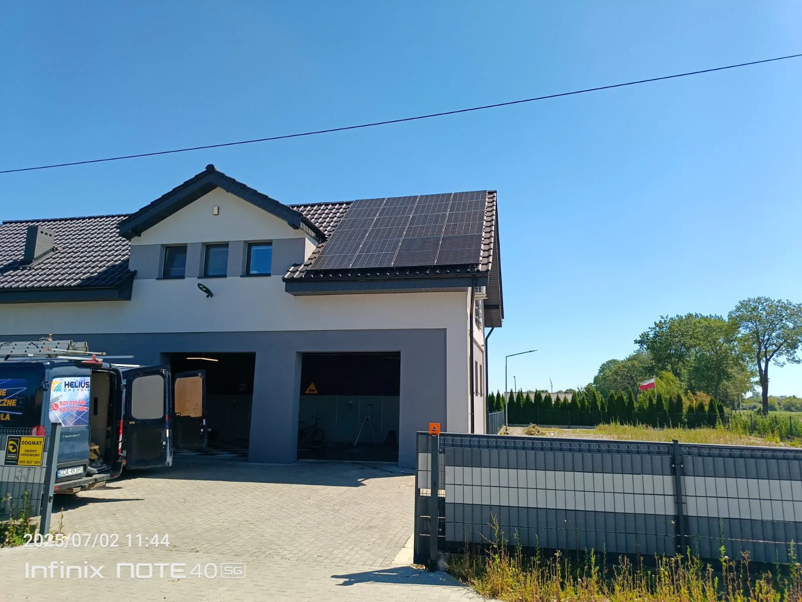 Pompy ciepła żuławy - realizacja Helius Energia 1