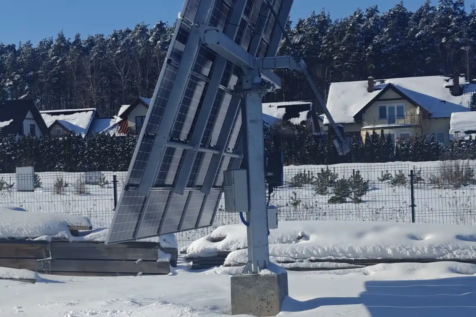Tracker 6 kWp w Kleszczewie, luty 2026